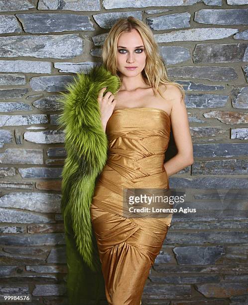 Actor Diane Kruger poses for a portrait shoot in London.