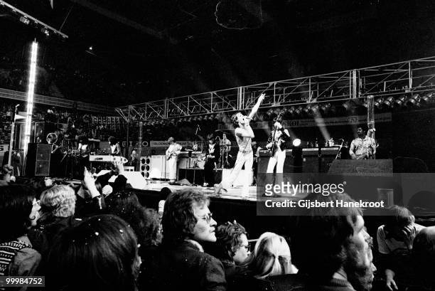 The Rolling Stones perform live on stage at Ahoy in Rotterdam, Netherlands on October 13 1973