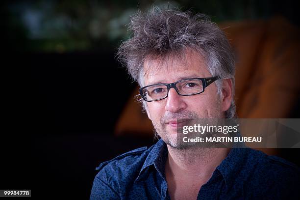 French director Michel Leclerc poses on May 14, 2010 in Cannes during the 63rd Cannes Film Festival. AFP PHOTO / MARTIN BUREAU