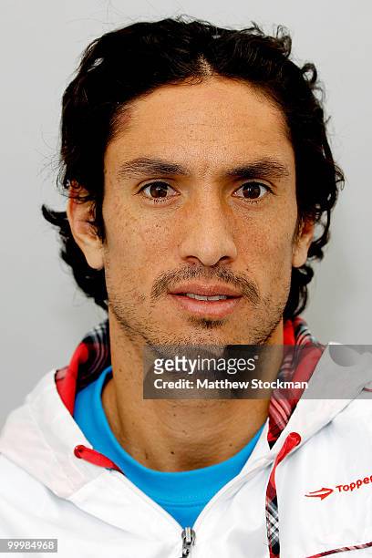 Player Martin Arguello Vassallo poses for a headshot at Roland Garros on May 19, 2010 in Paris, France.