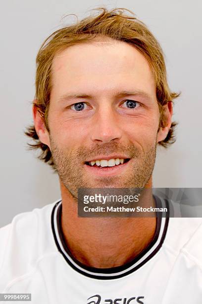 Player Stephane Robert poses for a headshot at Roland Garros on May 19, 2010 in Paris, France.