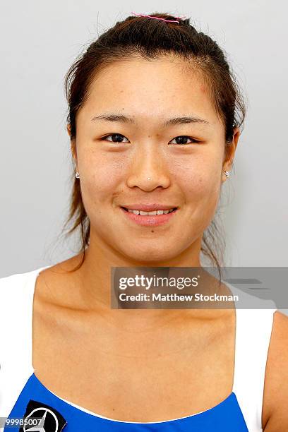 Sony Ericsson WTA player Xinjun Han poses for a headshot at Roland Garros on May 19, 2010 in Paris, France.