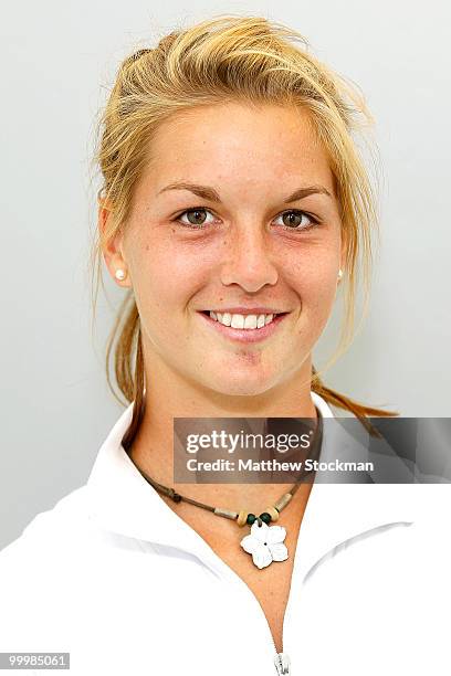 Sony Ericsson WTA player Nikola Hofmanova poses for a headshot at Roland Garros on May 19, 2010 in Paris, France.