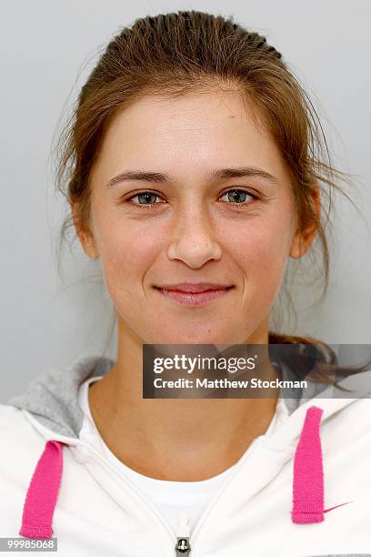 Sony Ericsson WTA player Irina Buryachok poses for a headshot at Roland Garros on May 19, 2010 in Paris, France.