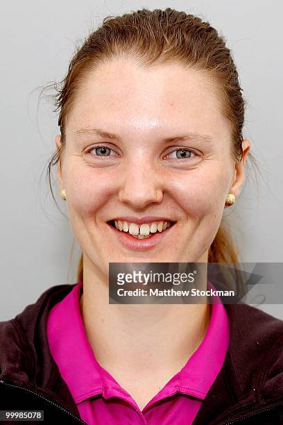 Sony Ericsson WTA player Anna Lapushchenkova poses for a headshot at Roland Garros on May 19, 2010 in Paris, France.