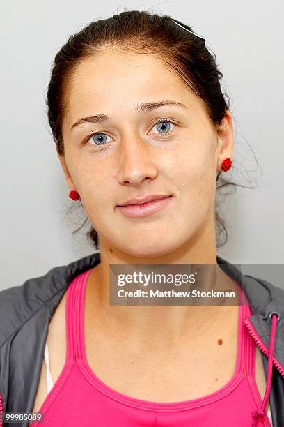 Sony Ericsson WTA player Bojana Jovanovski poses for a headshot at Roland Garros on May 19, 2010 in Paris, France.