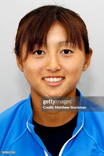 Sony Ericsson WTA player Misaki Doi poses for a headshot at Roland Garros on May 19, 2010 in Paris, France.