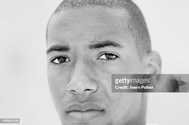 Jerome Boateng of Germany is pictured during a press conference at Verdura Golf and Spa Resort on May 19, 2010 in Sciacca, Italy.