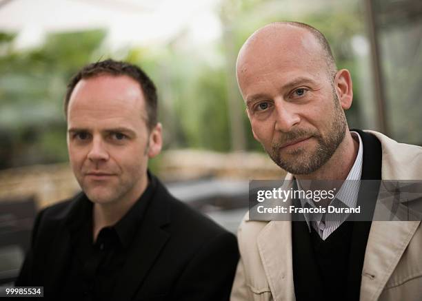 Johannes Stjarne Nilsson and Ola Simonsson of the film 'Sound Of Noise' poses for a portrait at Residence All Suites during the 63rd Annual Cannes...