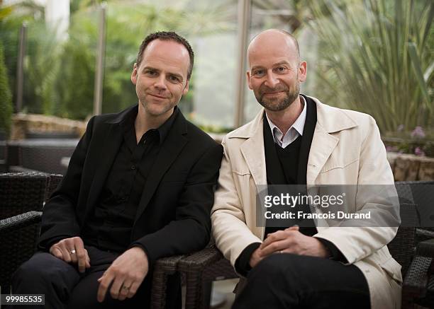 Johannes Stjarne Nilsson and Ola Simonsson of the film 'Sound Of Noise' poses for a portrait at Residence All Suites during the 63rd Annual Cannes...