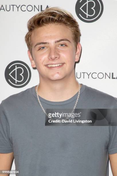 Jeremiah Perkins attends the Beautycon Festival LA 2018 at the Los Angeles Convention Center on July 15, 2018 in Los Angeles, California.
