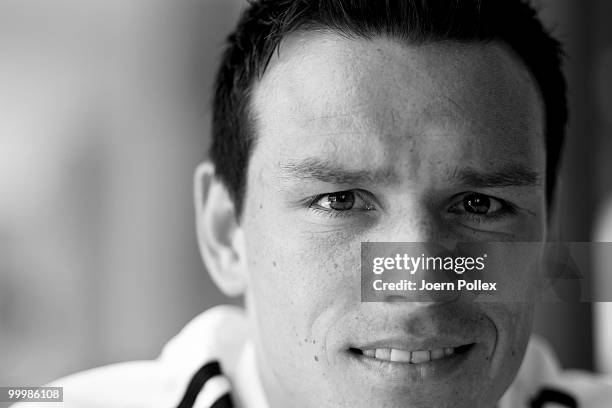 Piotr Trochowski of Germany is pictured during a press conference at Verdura Golf and Spa Resort on May 19, 2010 in Sciacca, Italy.