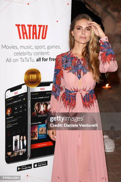 Nina Senicar attends the 2018 Ischia Global Film & Music Fest opening ceremony on July 15, 2018 in Ischia, Italy.