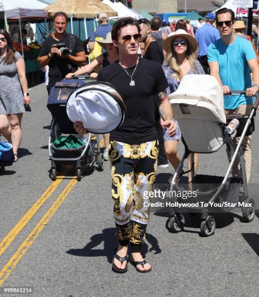 Drake Bell is seen on July 15, 2018 in Los Angeles, California.