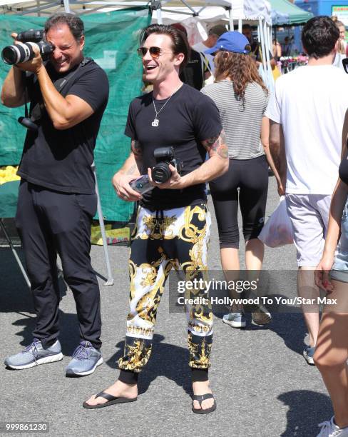 Drake Bell is seen on July 15, 2018 in Los Angeles, California.