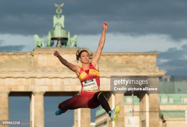 Spanish athlete Concepcion Montaner in action during the the 'Berlin Flies' DLV international athletics competition in Berlin, Germany, 2 September...