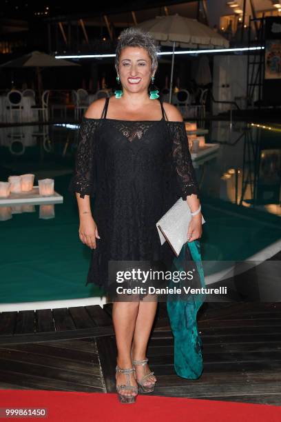 Lucianna De Falco attends the 2018 Ischia Global Film & Music Fest opening ceremony on July 15, 2018 in Ischia, Italy.