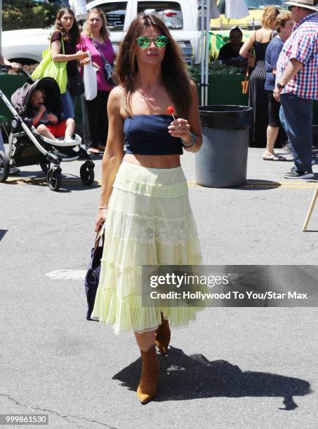 Danielle Vasinova is seen on July 15, 2018 in Los Angeles, California.