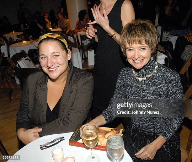 Jennifer Weiner and Sarah Dunant, award recipient