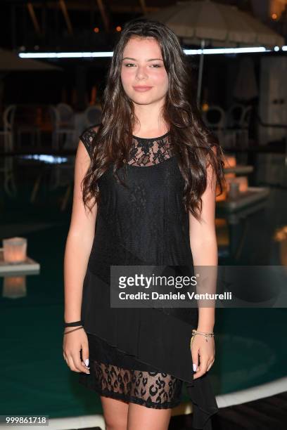 Eleonora Gaggiaro attends the 2018 Ischia Global Film & Music Fest opening ceremony on July 15, 2018 in Ischia, Italy.