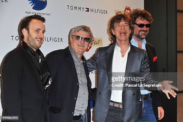 Director Stephen Kijak and Mick Jagger for the Rolling Stones attend the 'Stones In Excile' Photocall at the Majestic Hotel during the 63rd Annual...
