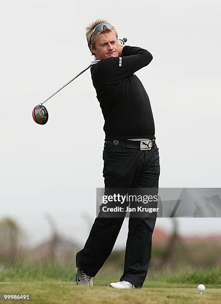 Daniel Webster , Club Pro of St Annes old Links in action during the Virgin Atlantic PGA National Pro-Am Championship regional final at St Annes Old...