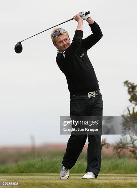 Daniel Webster , Club Pro of St Annes old Links in action during the Virgin Atlantic PGA National Pro-Am Championship regional final at St Annes Old...