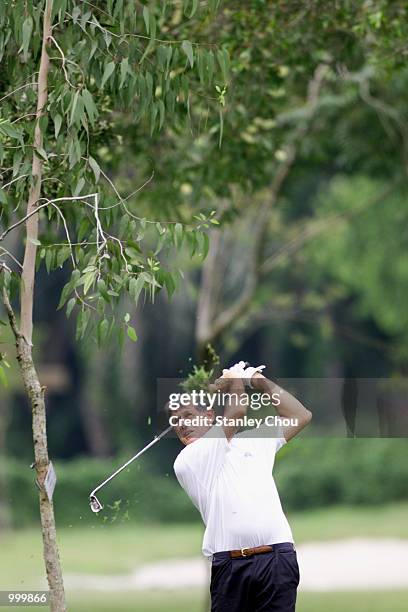 Baldovina Dassu of Italy in action at the 13th hole during the Second Round of the Foursome Stroke Play during the Davidoff Nations Cup- World Cup...