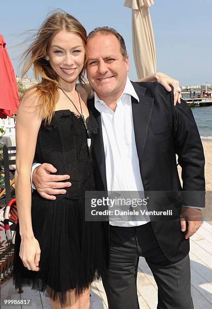 Dancer Eleonora Abbagnato and producer Pascal Vicedomini attend the Ischia Global Film Festival Party hosted by Paul Haggis held at the Pavillion...