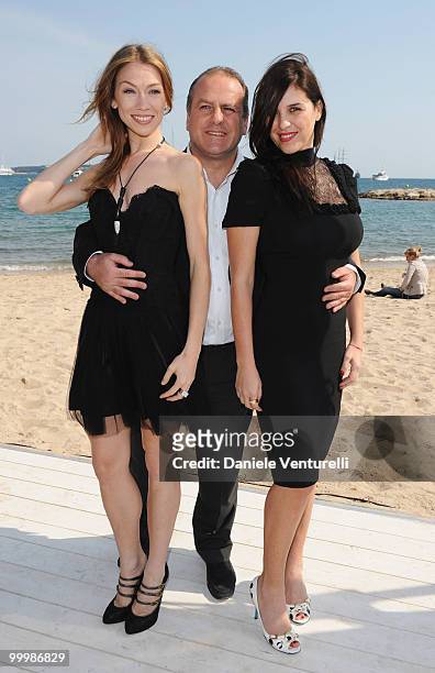 Dancer Eleonora Abbagnato, producer Pascal Vicedomini and actress Gisella Marengo attend the Ischia Global Film Festival Party hosted by Paul Haggis...