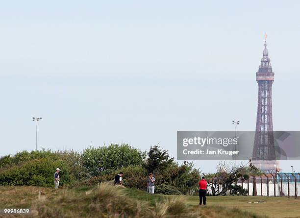 General view of play during the Virgin Atlantic PGA National Pro-Am Championship regional final at St Annes Old Links Golf Club on May 19, 2010 in...