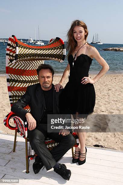 Eleonora Abbagnato and Franco Nero are seen during the 63rd Annual International Cannes Film Festival on May 18, 2010 in Cannes, France.