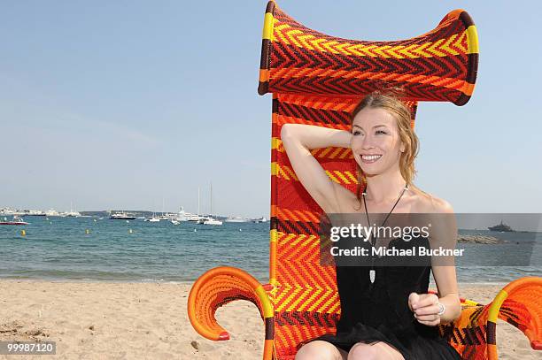 Eleonora Abbagnato attends the 8th Ischia Global Film And Music Festival at Pavillion Italia Croisette during the 63rd Annual Cannes Film Festival on...