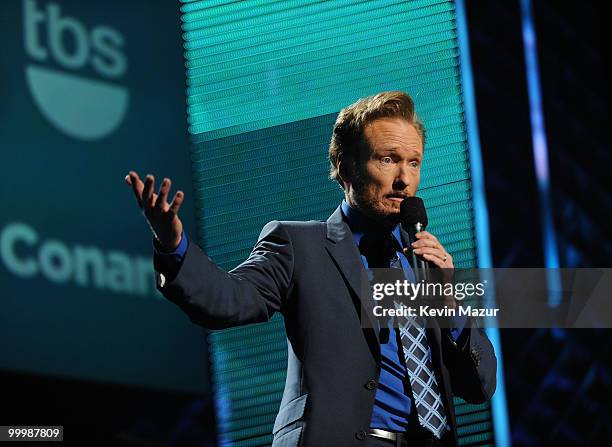 Conan O'Brien performs the TEN Upfront presentation at Hammerstein Ballroom on May 19, 2010 in New York City. 19688_001_1011.JPG