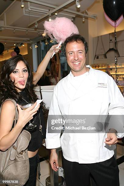 Katharine McPhee and Cotton Candy Maker