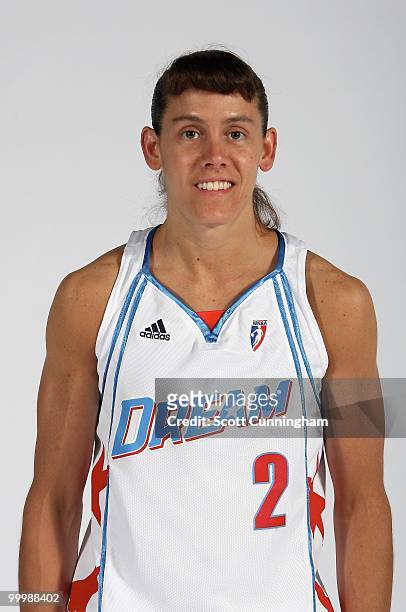 Kelly Miller of the Atlanta Dream poses for a portrait on 2010 WNBA Media Day on May 13, 2010 at Philips Arena in Atlanta, Georgia. NOTE TO USER:...