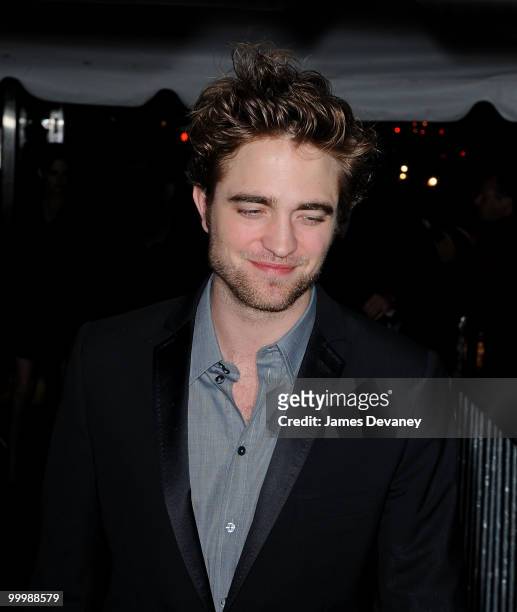 Robert Pattinson attends The Cinema Society & D&G screening of "The Twilight Saga: New Moon" at Landmark's Sunshine Cinema on November 19, 2009 in...