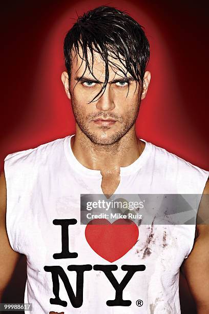 Actor Cheyenne Jackson is photographed for Fab Magazine on March 5, 2010 in New York City. PUBLISHED IMAGE.