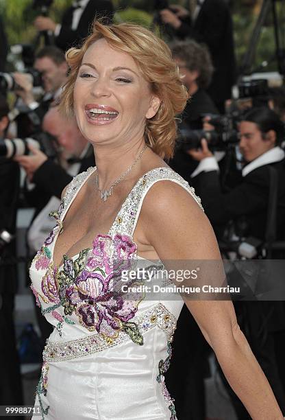 Actress Marlene Mourreau attends the premiere of 'Poetry' held at the Palais des Festivals during the 63rd Annual International Cannes Film Festival...