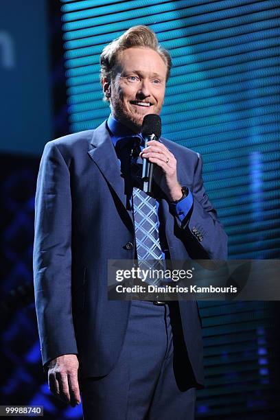 Conan O'Brien performs at the TEN Upfront presentation at Hammerstein Ballroom on May 19, 2010 in New York City. 19688_002_0861.JPG