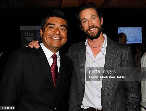 Actors George Lopez and Noah Wyle attend the TEN Upfront presentation at Hammerstein Ballroom on May 19, 2010 in New York City. 19688_003_0033.JPG