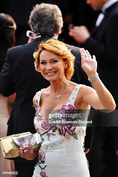 Marlene Mourreau attends the "Poetry" Premiere at the Palais des Festivals during the 63rd Annual Cannes Film Festival on May 19, 2010 in Cannes,...