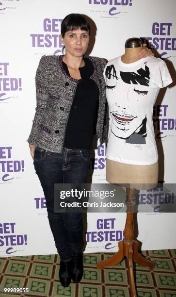 Sadie Frost attends a press reception ahead of World Hepatitis Day at Houses of Parliament on May 19, 2010 in London, England.