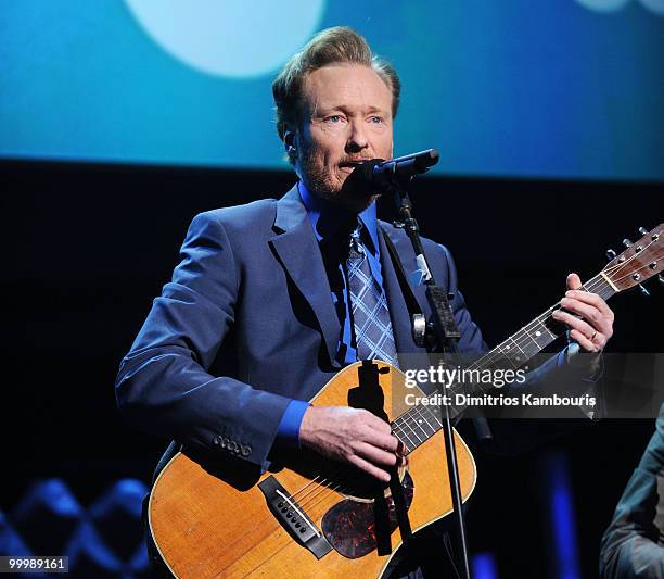 Conan O'Brien performs at the TEN Upfront presentation at Hammerstein Ballroom on May 19, 2010 in New York City. 19688_002_0941.JPG