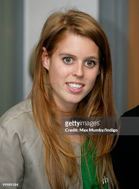 Princess Beatrice of York attends the opening of the Teenage Cancer Trust Unit at the Great North Children's Hospital on May 19, 2010 in Newcastle...