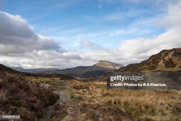 moel siabod, snowdonia national park, north wales - capel curig stock pictures, royalty-free photos & images