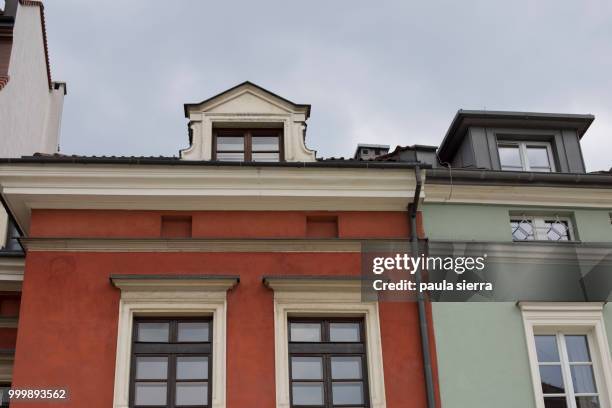 colorful buildings in kazimierz - malopolskie province stock pictures, royalty-free photos & images