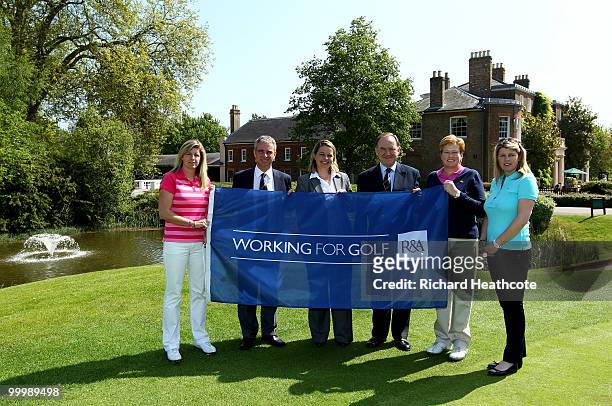 Jo Mundy, LET Player, Duncan Weir, Director of Golf Development for The R&A, Alex Armas, Executive Director of the Ladies European Tour, Peter...