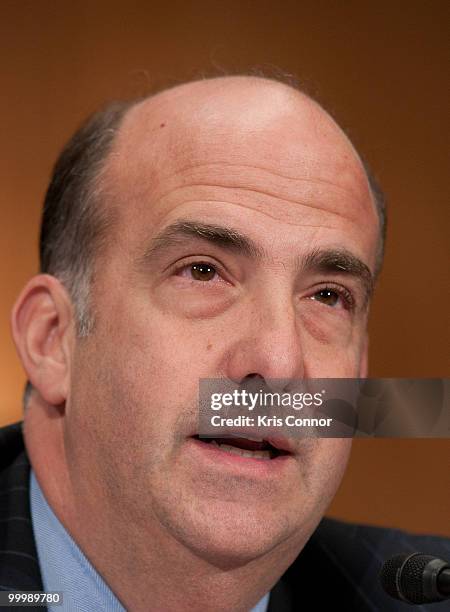 Kenneth Merten speaks during the Senate Foreign Relations Committee hearing on "After the Earthquake: Empowering Haiti to Rebuild Better" at Senate...