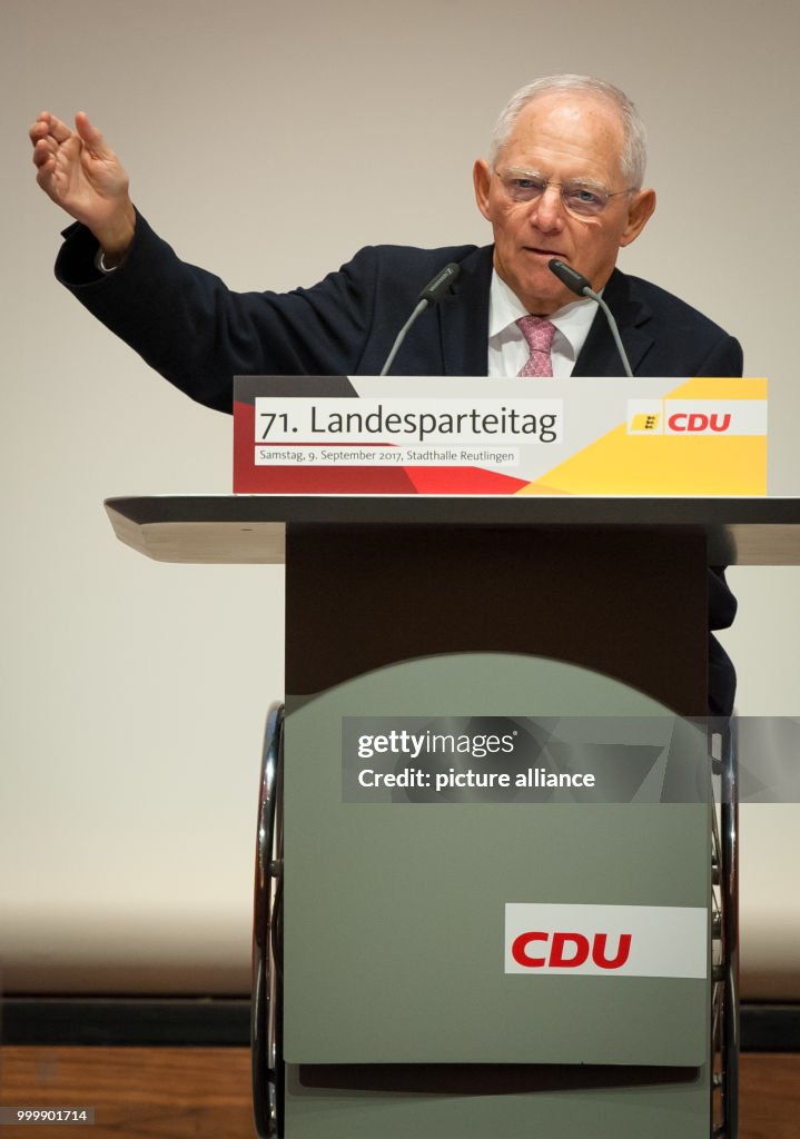 CDU party convention in Reutlingen